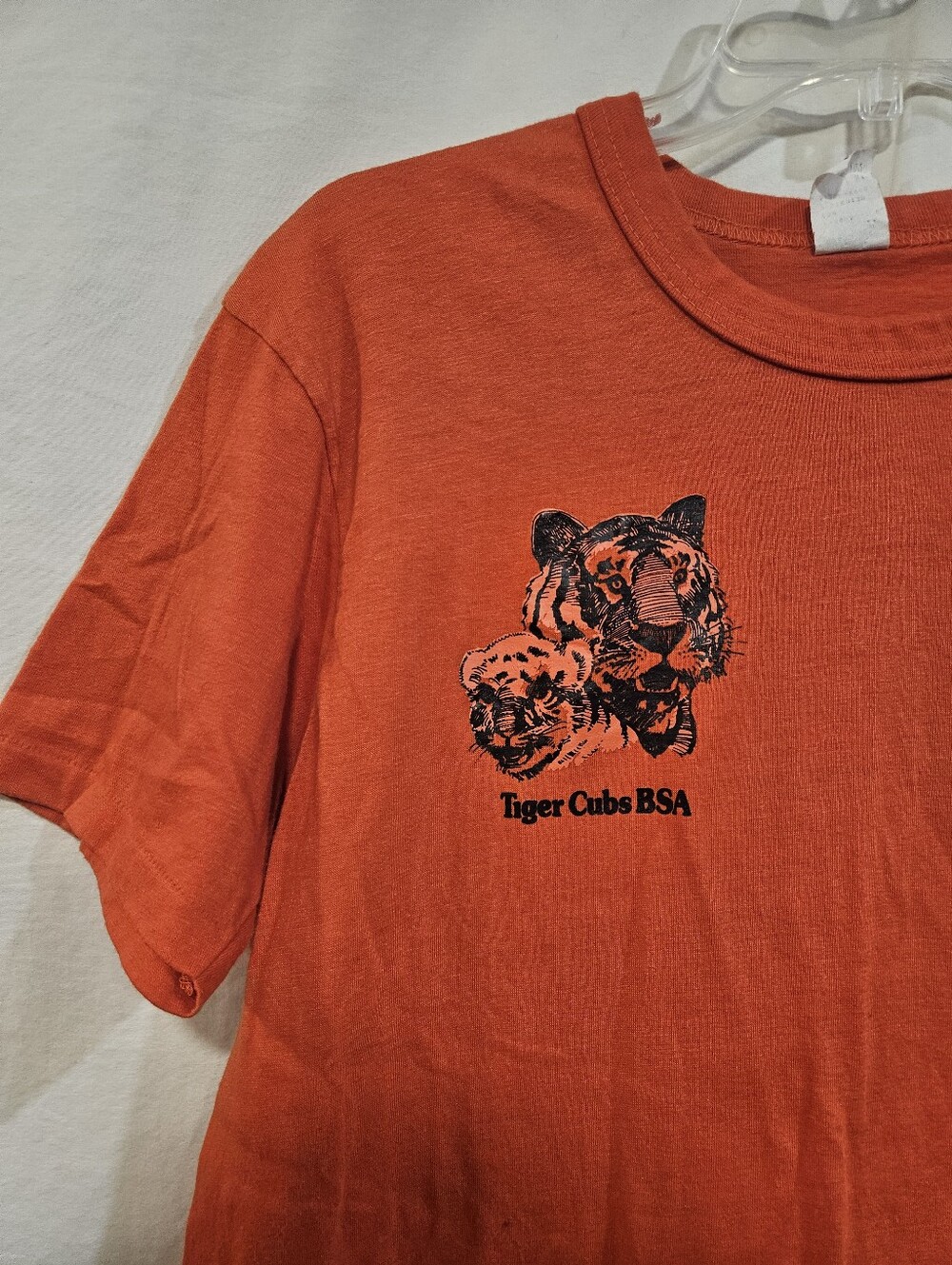 Orange Tiger Graphic Crewneck T-Shirt - Picture 2 of 4